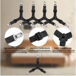Bed Sheet Holder Manufacturer - OEM Elastic Corner Strap Clip