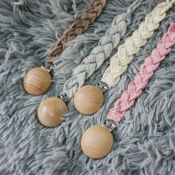 Pacifier Holder Factory - Cotton Weaving Styles Easy Use