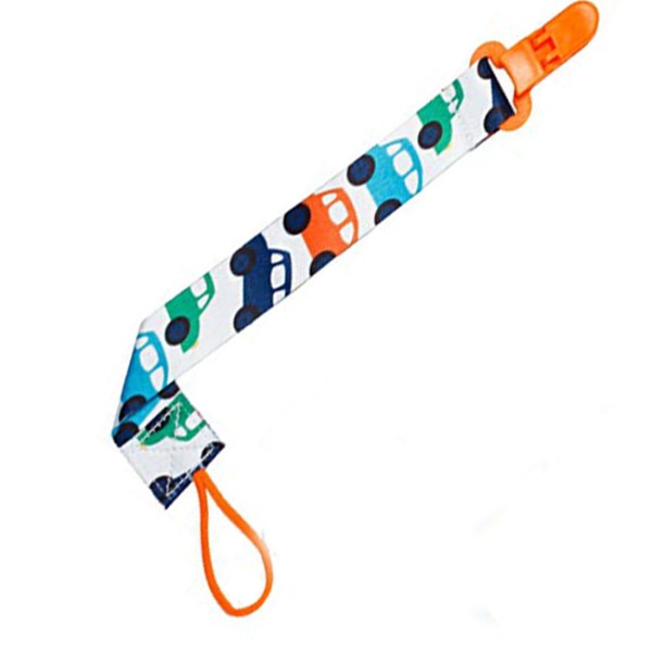 Pacifier Clip Supplier - Lovely Pink Chevron Ribbon