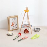 烧烤炉生产厂家 - 可爱木质模拟角色扮演