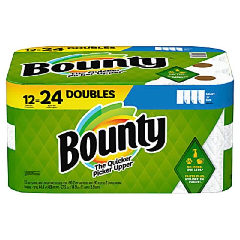 Paper Towels Factory - Bounty Select-a-Size 12 Rolls