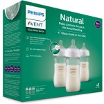 Glass Bottle Supplier - Philips Avent Natural 8oz 3-pack