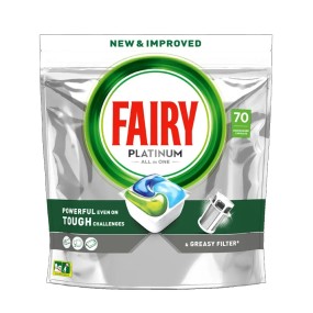 Dishwasher Tablets Factory - Fairy Platinum Lemon 5 Capsules