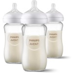 Glass Bottle Supplier - Philips Avent Natural 8oz 3-pack
