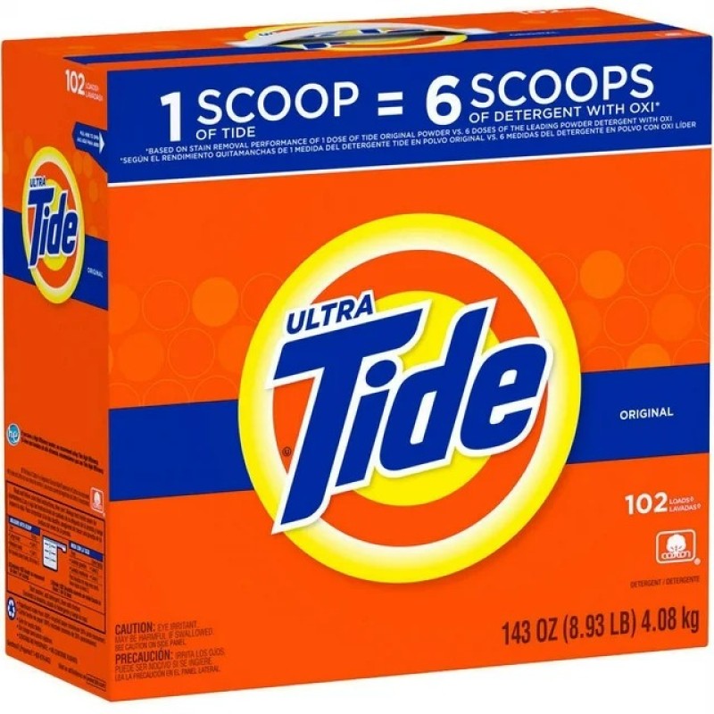 Powder Detergent Factory - Tide Ultra Original 102 Loads