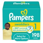 Diapers Factory - Pampers Swaddlers Size 1 198 Count