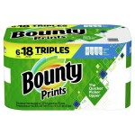Paper Towels Manufacturer - Bounty Print 6 Triple Rolls