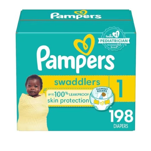 婴儿纸尿裤生产厂家 - 帮宝适Swaddlers 1号198片