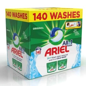 Laundry Capsules Manufacturer - Ariel 3 in 1 Mountain Spring