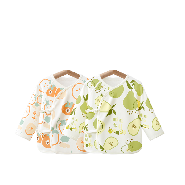 婴儿上衣生产商 - 可定制长袖打结上衣