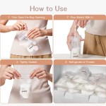 储奶袋生产商 - 可定制无BPA站立式储奶袋