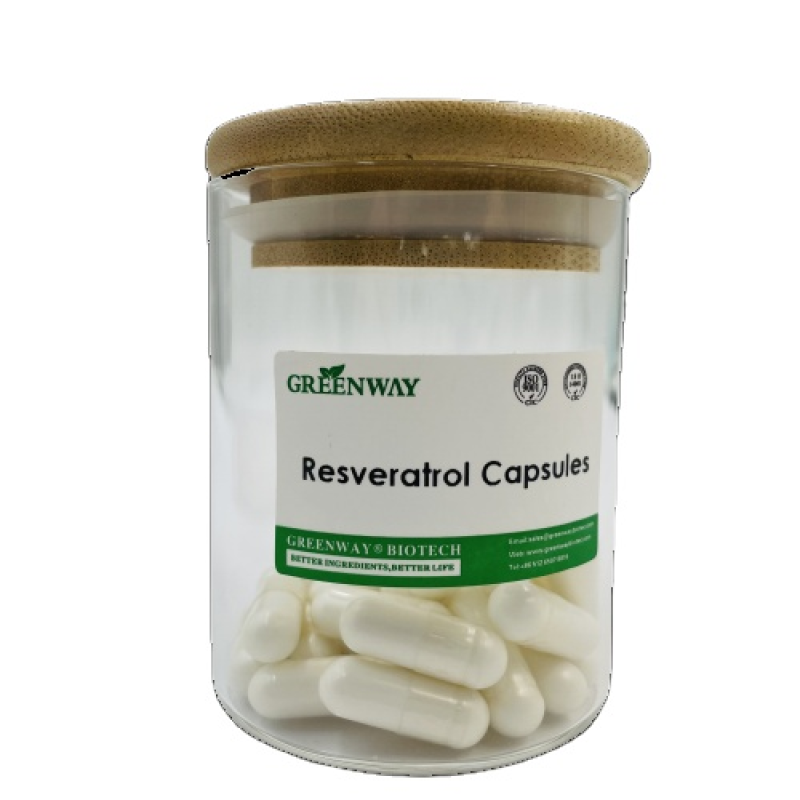 OEM Health Supplement Anti Aging Capsule 500mg Trans Resveratrol Capsules