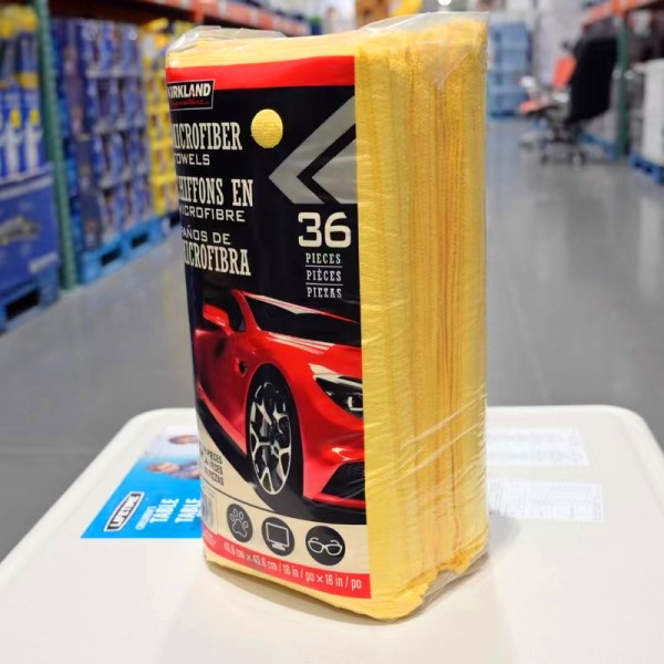 超细纤维巾工厂 - 可定制双面干车巾