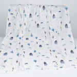 婴儿毯工厂 - 可定制印花棉襁褓毯