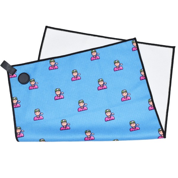 高尔夫毛巾工厂 - 可定制磁性运动巾