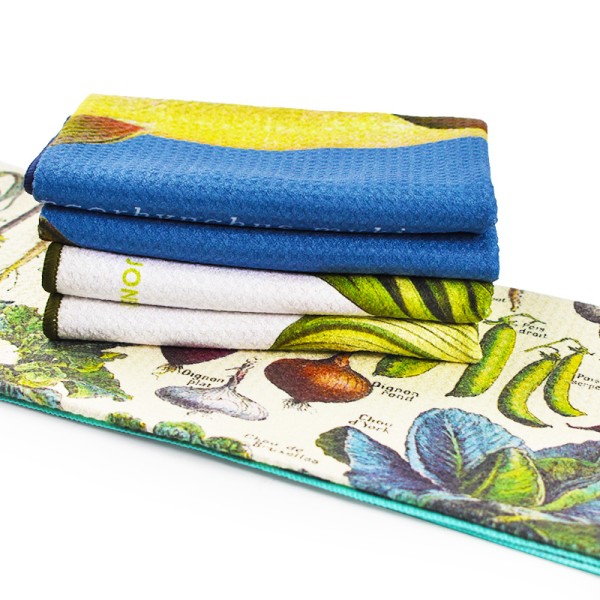 厨房巾工厂 - 可定制华夫格茶巾