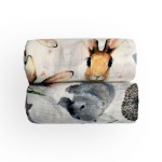 婴儿毯工厂 - 可定制有机棉纱布毯