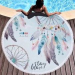Beach Towel Factory - OEM Custom Digital Printing Round Beach Towel