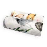 婴儿毯工厂 - 可定制恐龙印花竹毯