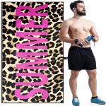 沙滩巾生产商 - 可定制数码印花天鹅绒沙滩巾