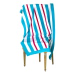 浴巾生产商 - 可定制特大条纹浴巾