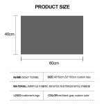 高尔夫毛巾生产商 - 可定制磁性华夫格高尔夫巾