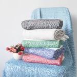 沙滩巾工厂 - 可定制棉质佩什特马尔流苏巾