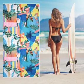 Beach Towel Factory - OEM Custom Woven Microfiber Full Printed Towel