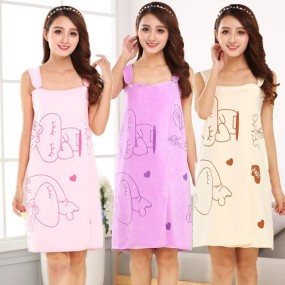Bathrobe Factory - OEM Custom Printed Microfiber Bathrobe Skirt