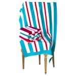 浴巾生产商 - 可定制特大条纹浴巾