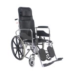 Steel Wheelchair Factory - OEM Custom Reclining Wheelchair for Disabled