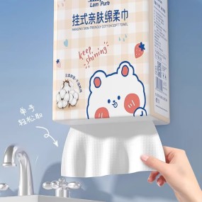 Wall Hanging Tissue Factory - Extra-soft Nonwoven Wet Dry