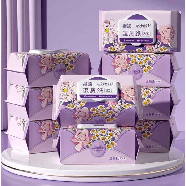 湿厕纸供应商 - 可冲散可降解原生木浆