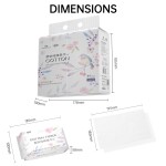 棉柔巾供应商 - 100%纯棉80片一次性