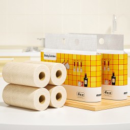 Bamboo Kitchen Paper Factory - Organic 2 Ply 4 Rolls Pack