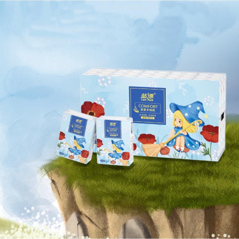面巾纸供应商 - 3层便携卡通印花