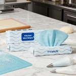 厨房湿巾工厂 - 可定制可重复使用叶子图案巾