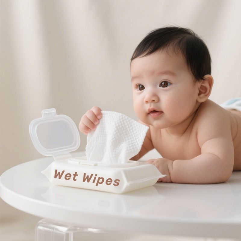 湿巾厂家 - 代工批发婴儿湿巾单包一次性