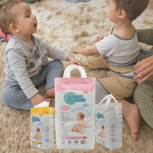 一次性婴儿拉拉裤厂家 - 微孔腰围超柔软批发