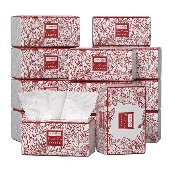 面巾纸厂家 - 柔软环保100抽4层竹纤维魔法盒