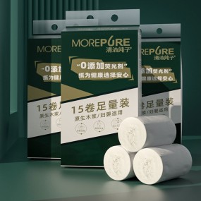 卫生纸厂家 - 定制3层500抽再生浆家用礼品