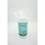 宠物湿巾厂家 - 香型一次性狗猫爪清洁身体湿巾