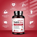 OEM /ODM CoQ10 Soft Capsules Healthy Blood Pressure Antioxidant Softgels Energy Booster for Adult Herbal Supplement