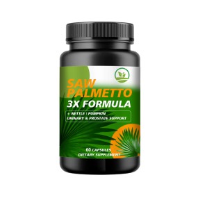 OEM Wholesale Saw Palmetto Capsules for Support Health Prostate Function Herbal Supplement Capsules Saw Palmetto Pills