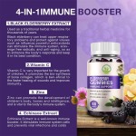 OEM Private Label Elderberry Gummies Zinc Vitamin Supplement Improved Immune Health Elderberry Extract Gummy Candy