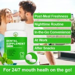 Manufacturer Personal Brand Dental Supplement Mint Tablets - Relieve Dry Mouth & Remineralize Teeth Mint Flavor Dental Tablets