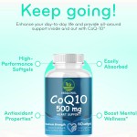 OEM /ODM CoQ10 Dietary Supplement for Heart Support Softgels Antioxidant Support Herbal Supplement
