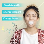 OEM /ODM Private Label Caffeine Chewing Gum with Vitamin-B for Energy Support and Booster Chew Gum for Adult Herbal Supplement