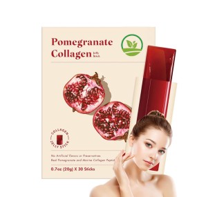 OEM Private Label Pomegranate Collagen Jelly Stick Enzyme Slimming Jelly Diet Beauty Collagen Jelly Stick Herbal Supplements