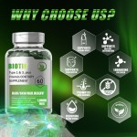 OEM Biotin Softgel Capsule Hair Support Supplements Biotin Capsules Hair Nails and Skin Supplements Biotin Collagen Keratin Soft